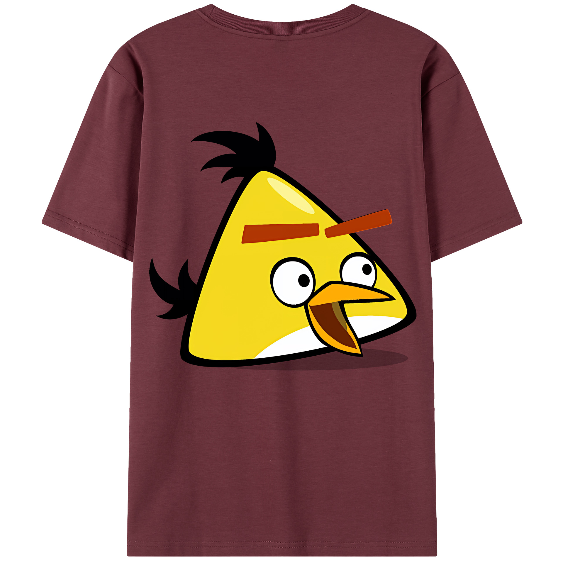 （画像用） Angry Birds アングリーバード 綿100％半袖Tシャツ（背面プリント）